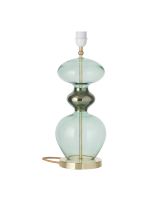 Ebb & Flow Futura Lampefod - Forest Green - Guld base