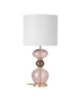 Ebb & Flow Futura Lampefod - Obsidian m/ SH101007 lampeskærm