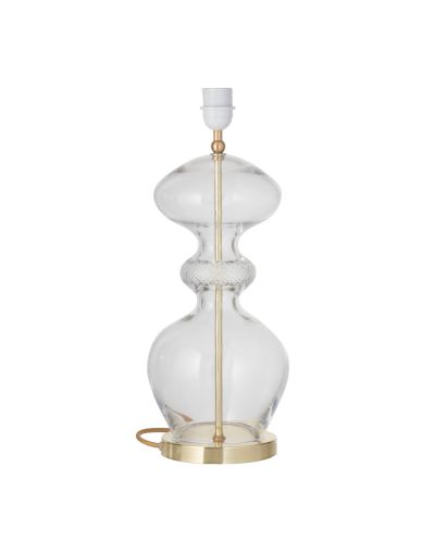 Ebb & Flow Futura Lampefod - Krystal - Guld base Ebb & Flow Futura Lampefod - Krystal - Guld base