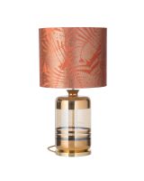 Ebb & Flow Pillar Lampefod - Røgfarvet/Guld m/ SH101027 lampeskærm Ebb & Flow Pillar Lampefod - Røgfarvet/Guld m/ SH101027 lampeskærm