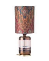 Ebb & Flow Pillar Lampefod - Obsidian/Kobber m/ SH101063 lampeskærm