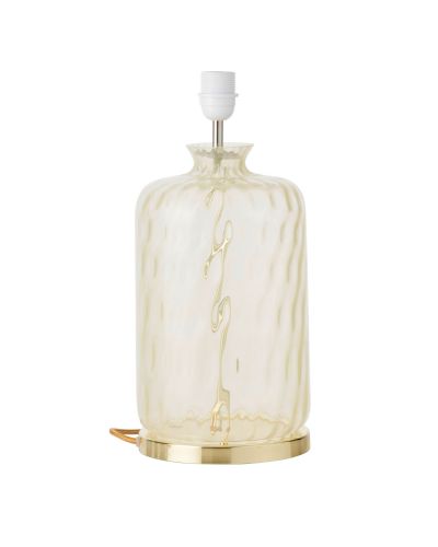 Ebb & Flow Pillar Lampefod - Alabaster Dimples - Guld base Ebb & Flow Pillar Lampefod - Alabaster Dimples - Guld base