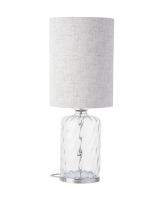 Ebb & Flow Pillar Lampefod - Klar Dimples m/ SH101040 lampeskærm Ebb & Flow Pillar Lampefod - Klar Dimples m/ SH101040 lampeskærm