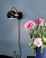 Halo Design DC Væglampe - Sort - Ø12