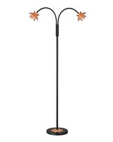 Halo Design Dallas Glas Duo Gulvlampe - Kobber