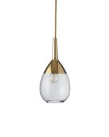 Ebb & Flow Lute, 14cm Klar/Guld Ebb & Flow Lute, 14cm Klar/Guld