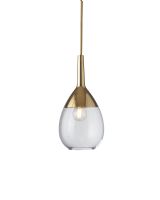 Ebb & Flow Lute, 14cm Klar/Guld Ebb & Flow Lute, 14cm Klar/Guld