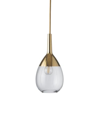 Ebb & Flow Lute, 14cm Klar/Guld Ebb & Flow Lute, 14cm Klar/Guld