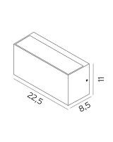 Norlys Asker Up/Down Væglampe