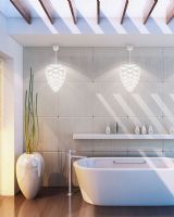 Umage Cannonball Pendelophæng - Trio - Hvid m/ Conia Umage Cannonball Pendelophæng - Trio - Hvid m/ Conia