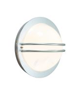 Norlys Bremen Væglampe - Galvaniseret, Opal Norlys Bremen Væglampe - Galvaniseret, Opal