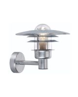 Norlys Larvik Væglampe - Galvaniseret