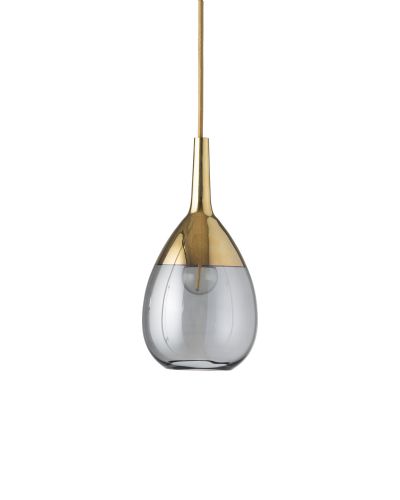 Ebb & Flow Lute, 14cm Røgfarvet grå/Guld Ebb & Flow Lute, 14cm Røgfarvet grå/Guld
