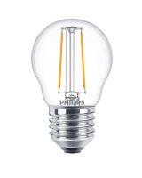 Philips Classic E27 LED 2W P45 klar filament Philips Classic E27 LED 2W P45 klar filament