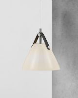 Nordlux Strap 16 - Opal m/ sort rem Nordlux Strap 16 - Opal m/ sort rem