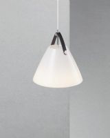 Nordlux Strap 27 - Opal m/ sort rem Nordlux Strap 27 - Opal m/ sort rem