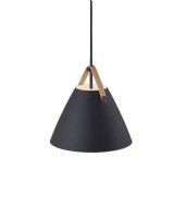 Nordlux Strap 27 - Sort m/ brun rem Nordlux Strap 27 - Sort m/ brun rem