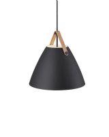 Nordlux Strap 36 - Sort m/ brun rem Nordlux Strap 36 - Sort m/ brun rem