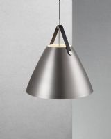 Nordlux Strap 48 - Børstet stål m/ sort rem Nordlux Strap 48 - Børstet stål m/ sort rem