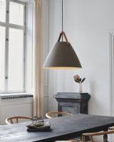 Nordlux Strap 48 - Beige m/ brun rem