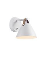 Nordlux Strap 15 - Hvid m/ brun rem Nordlux Strap 15 - Hvid m/ brun rem
