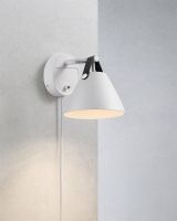 Nordlux Strap 15 - Hvid m/ sort rem Nordlux Strap 15 - Hvid m/ sort rem