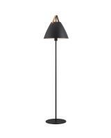 Nordlux Strap Gulvlampe - Sort m/ brun rem Nordlux Strap Gulvlampe - Sort m/ brun rem