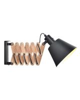 Halo Design Vintage Væglampe - Sort/Valnød Halo Design Vintage Væglampe - Sort/Valnød