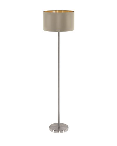 Eglo Maserlo Gulvlampe - Taupe Eglo Maserlo Gulvlampe - Taupe