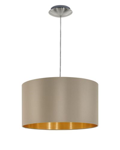 Eglo Maserlo Pendel Ø38 - Taupe Eglo Maserlo Pendel Ø38 - Taupe