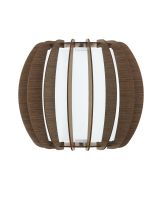 Eglo Stellato 3 Væglampe - Opal/nød