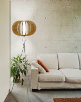 Eglo Stellato 1 Gulvlampe - Opal/ahorn