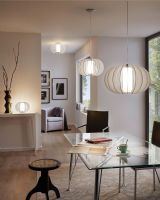 Eglo Stellato 2 Pendel Ø40 - Opal/hvid