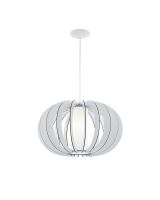 Eglo Stellato 2 Pendel Ø50 - Opal/hvid