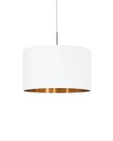 Eglo Pasteri Pendel Ø38 - Hvid/kobber Eglo Pasteri Pendel Ø38 - Hvid/kobber