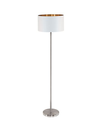 Eglo Pasteri Gulvlampe - Hvid/kobber Eglo Pasteri Gulvlampe - Hvid/kobber