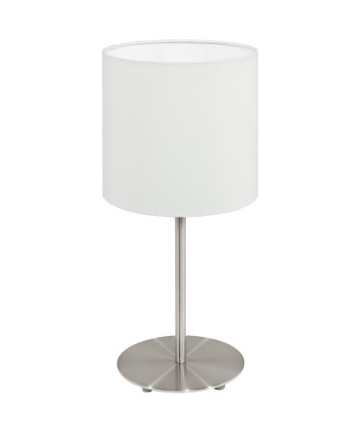 Eglo Pasteri Bordlampe 27cm - Hvid Eglo Pasteri Bordlampe 27cm - Hvid