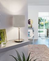 Eglo Pasteri Bordlampe 27cm  - Taupe Eglo Pasteri Bordlampe 27cm  - Taupe