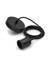 Philips MyLiving Retro Pendel - Sort Philips MyLiving Retro Pendel - Sort