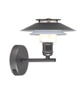 Halo Design 1123 Væglampe - Gun Black