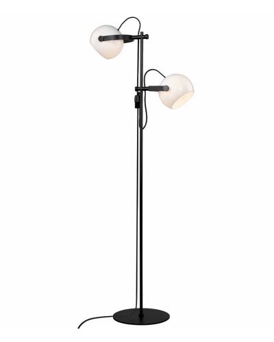 Halo Design DC Gulvlampe - 2 hoveder - Opal - Ø18 Halo Design DC Gulvlampe - 2 hoveder - Opal - Ø18