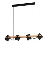 Eglo Hornwood Langbordspendel 4L - Sort Eglo Hornwood Langbordspendel 4L - Sort