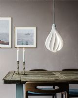 Alva Pendel Lampeskærm - Hvid, Medium Alva Pendel Lampeskærm - Hvid, Medium